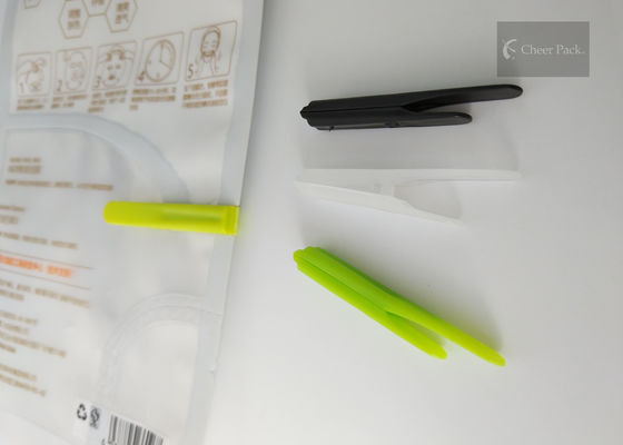 Duurzame Kleine Plastic Zakklemmen, Pakket Verzegelende Klemmen 0.6mm Binnengatenbreedte