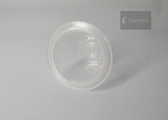 Transparante Mini Ronde Plastic Containers 49mm Dia voor Chocoladepoeder Verpakking