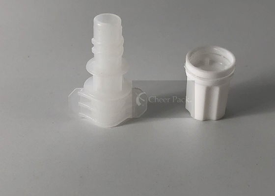Kleine Dia 5mm Plastic het Voedselrang van Spuitenkappen met PE Materialen, Witte Kleur