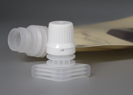Het witte Plastic Spuiten met Kappen konden Automatische Vullende Verpakking op Spuitenzak Doypack