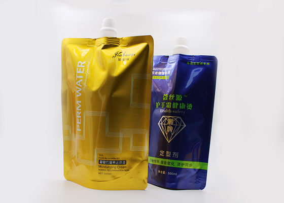 0.5kg Schroefdeksel/de Tribune van de shampoo het Vloeistof Gedrukte Zak op Zak met Spuiten