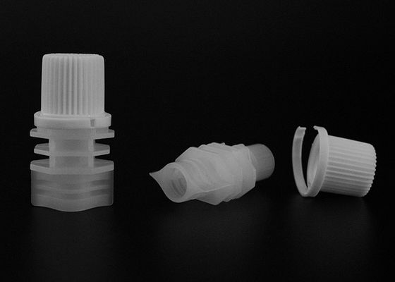 8.6mm de Witte Anti-diefstal Plastic Bovenkant van de Spuitendekking op de Zakzak van het Pureesap