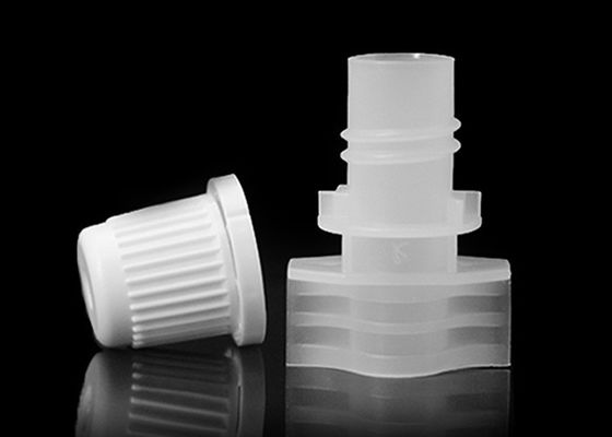 De flexibele Verpakkingshdpe Plastic Bovenkant van Spuitenkappen op de Melk Doypack van de Ontbijtsojaboon