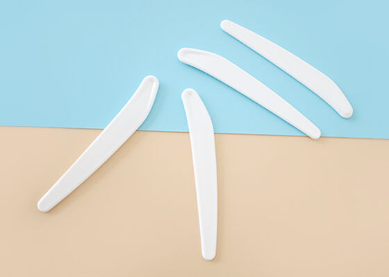 71.7mm Witte Plastic Spatellepel voor Kosmetische Kruik