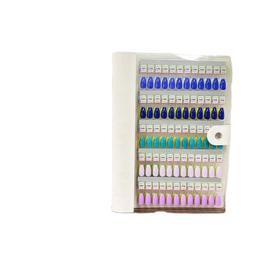 kwaliteit  Magnetic Acrylic Color Card Book for Nail Art Preform Tool for Creating Style with Polish Glue Display Sample Fabriek