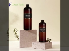 Groothandel 300 500 1000 ml lotion pomp fles voor vloeibare lichaamswas 16 oz helder wit huisdier plastic shampoo