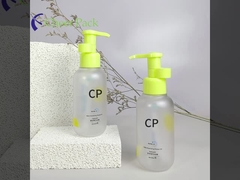 Ronde bodem Shampoo Fles Verpakking Press Bad olie fles Plastic was- en douche gel fles