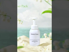 Groothandel 200 ml 300 ml 400 ml 500 ml cosmetische PET-schuimreiniger gezichtsschuimpomp zeepdispenser fles