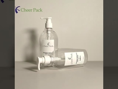 Luxe PET Plastic 300ml Pompflessen Wit Doorzichtig Zwart voor Shampoo Conditioner Lotion Gezicht