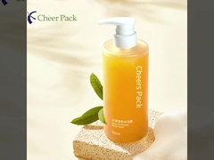 Luxe mode 400 ml maat ovaal PET fles verpakking voor make-up remover olie