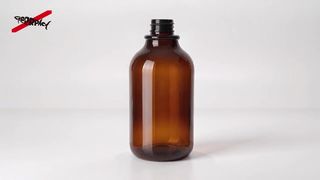 `500 ml amberkleurige PET-lotionpompfles | Leverancier van cosmetische shampooverpakkingen