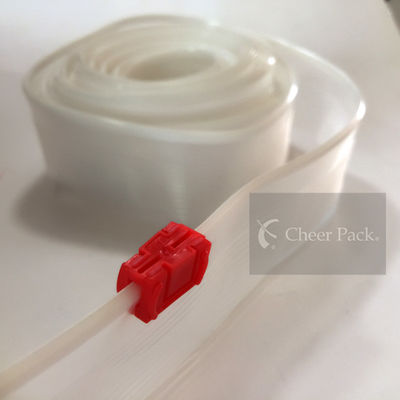 Professionele Mini Rode Ritssluitingsritssluiting voor pvc-Zak, Aangepaste Kleur
