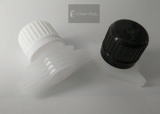 Zwarte/Witte Schroefdop GLB voor Plastic Wasserij Vloeibare Zak, Aangepaste Grootte