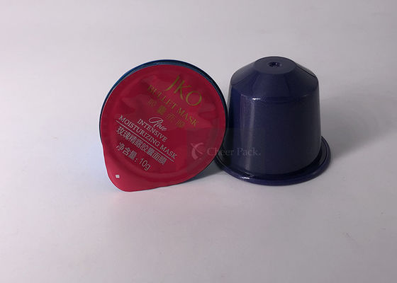 De Plastic Capsules van de 8 Gram Onmiddellijke Koffie van de voedselrang voor Chinese Thee, Blauwe Kleur