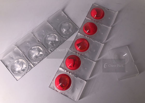 De witte Kleine Plastic Containers van pp voor Kleurrijke Nagellak Verpakking, 45*30-Diameter