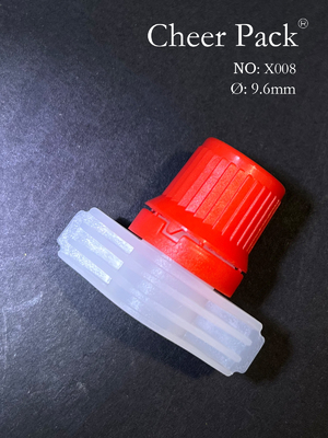 PE materiaal voor kruiden, kip essence, gezichtsmasker cosmetica 9,6mm binnendiameter plastic spoot cap fabrikant