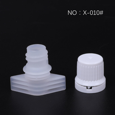 PE materiaal 9,6 mm inwendige diameter Plastic spout cover voor cosmetica, gezichtsmasker, kruiden en wasmiddel