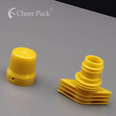 PE materiaal 9,6 mm inwendige diameter Plastic spout cover voor cosmetica, gezichtsmasker, kruiden en wasmiddel