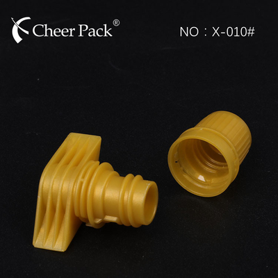 PE materiaal 9,6 mm inwendige diameter Plastic spout cover voor cosmetica, gezichtsmasker, kruiden en wasmiddel