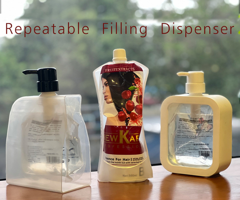 Herhaalbare vloeibare handreiniger Dispenser Transparante zeepdispenser Afwasmachine Shampoo Lotion Fles Leeg Fles Huis