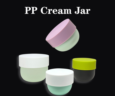 PP PCR materiaal 50ml 100ml 200ml breed mond blikjes voor cosmetica glazuur, mousse cake en ijs