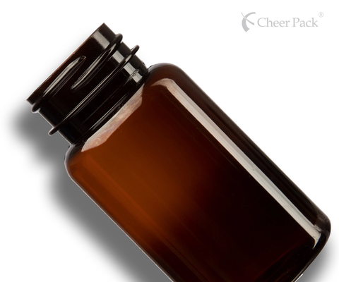 6.75 oz 200 ml Amber donkergroen Polyester Gezondheidsproduct Plastic Verpakking Fles Kap 38mm 38-400