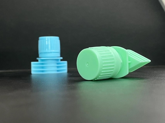 13 mm Plastic Spout Caps gebruikt op wasmiddel zak verpakking