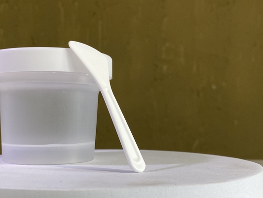 Witte of op maat gemaakte 82 mm PP-spatula voor cosmetische crème