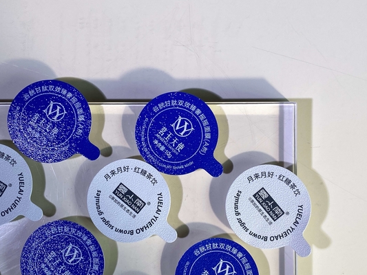 Aluminiumfolie deksel warmte afdichting composiet geïmprimeerd deksel voor PP beker pot fles