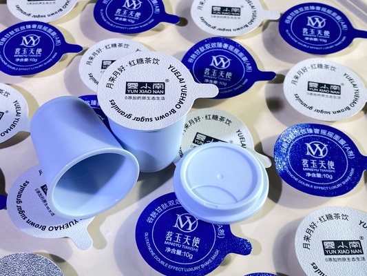 Aluminiumfolie deksel warmte afdichting composiet geïmprimeerd deksel voor PP beker pot fles
