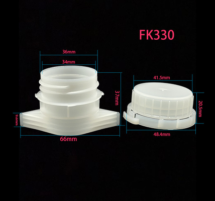 33 mm Plastic Spout Caps gebruiken op stand-up zak verpakking voor het verpakken van voedsel en cosmetica