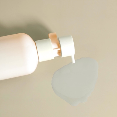 250 ml Flip Top Cap HDPE Plastic Shampoo Babycare Pink Bottle Lotion Pump Voor Cosmetische Verpakkingen