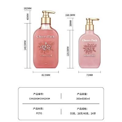Plastic transparante lotion verpakking lotion verpakking fles fles shampoo lotion flessen