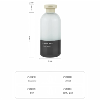 Persoonlijke kleur Shampoo Fles PET 200ml 300ml 500ml Squeeze Flas Shampoo