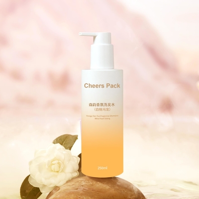 250 ml Fashion PET kleurrijke badsjampoenfles met waterdichte pomp Dispenser voor haarconditioner