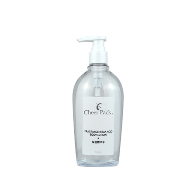 Luxe PET Plastic 300ml Pump Flasken Wit Transparante Zwart voor Shampoo Conditioner Lotion Gezicht Reiniger Verpakking