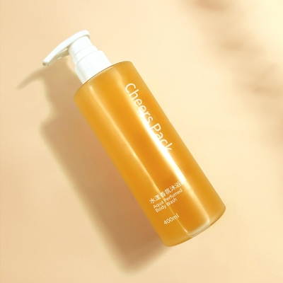 Luxe mode 400 ml maat ovaal PET fles verpakking voor make-up remover olie