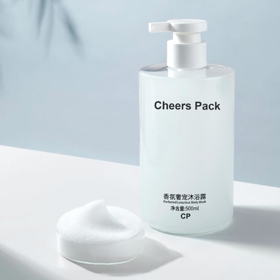 Gepersonaliseerd logo Cosmetica Verpakking Lotion Flessen 210ml 350ml 500ml Huidverzorging Verpakking Lotion Flessen