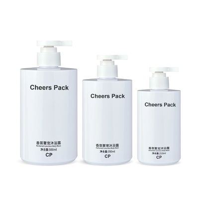 Gepersonaliseerd logo Cosmetica Verpakking Lotion Flessen 210ml 350ml 500ml Huidverzorging Verpakking Lotion Flessen