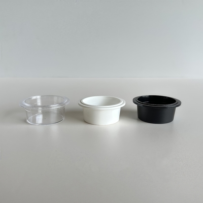 20 ml PP plastic bekertjes met deksels voor cosmetische crème lotion 54 mm diameter
