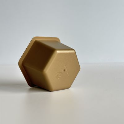 80 ml Hexagon PP wegwerpbeker met aluminiumfolie deksel