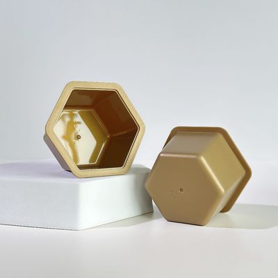 80 ml Hexagon PP wegwerpbeker met aluminiumfolie deksel