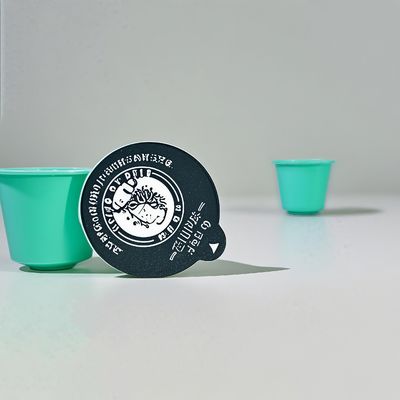 10ml Wegwerp PP Plastic Bekers met Aluminiumfolie Deksel