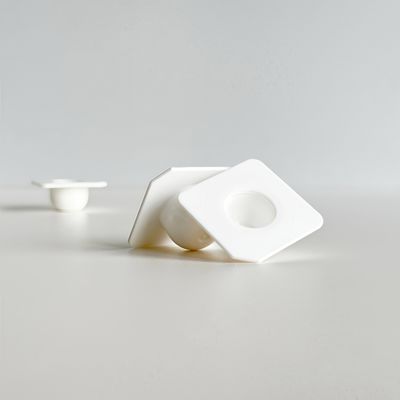 Disposable 2.5ml Plastic PP Cup with Aluminum Foil Lid for Cosmetic Use in 36.5*36.5*1.7mm Diameter