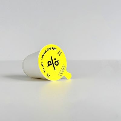 Portable Disposable 15ml PP Capsule Cups with Food Grade Foil Lid for Coffee Powder and Instant Beverages