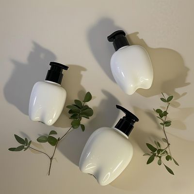 100-250ml Tandvormige Plastic Fles met Drukpomp voor Handzeep, Haarlotion, Handontsmettingsmiddel, Aanpasbaar Logo