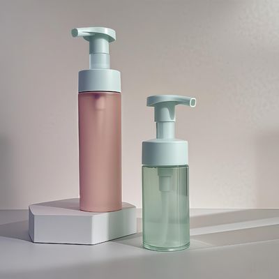 100 ml 120 ml 160 ml Plastic Cosmetic Flask PET Flask voor Shampoo Lotion Lichaamswas met perspomp en aangepaste kleur