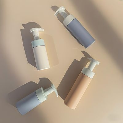 100 ml 120 ml 160 ml Plastic Cosmetic Flask PET Flask voor Shampoo Lotion Lichaamswas met perspomp en aangepaste kleur