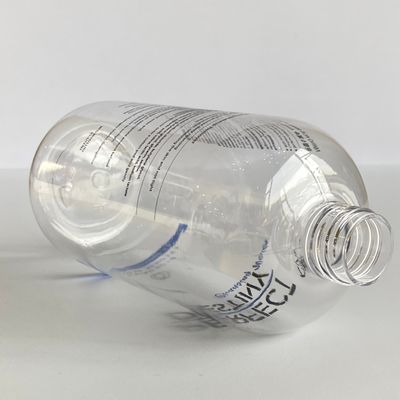 Op maat gedrukte PET-plastic fles met flip-top cap voor shampoo en bodywash