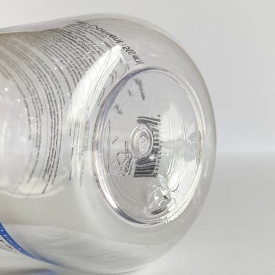 Op maat gedrukte PET-plastic fles met flip-top cap voor shampoo en bodywash